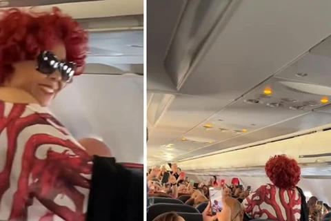 VIDEO: Alcione canta dentro de avião em voo atrasado e anima outros passageiros