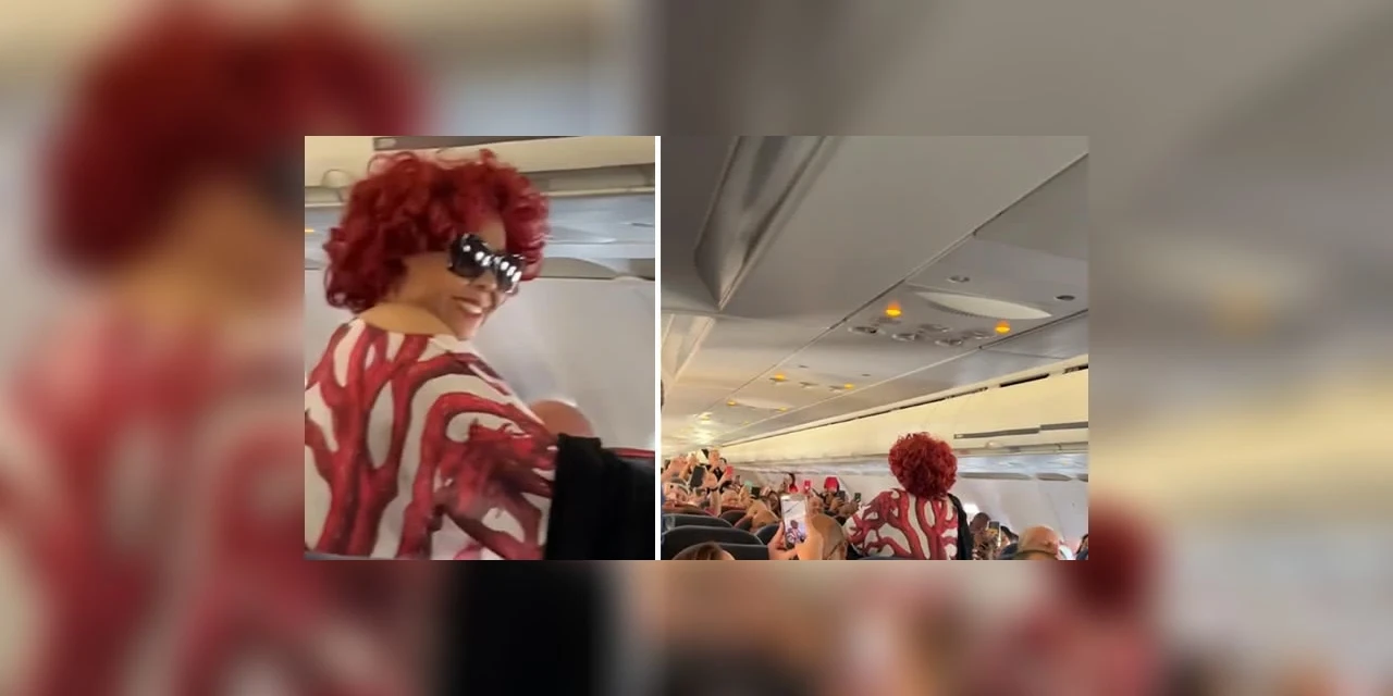 VIDEO: Alcione canta dentro de avião em voo atrasado e anima outros passageiros