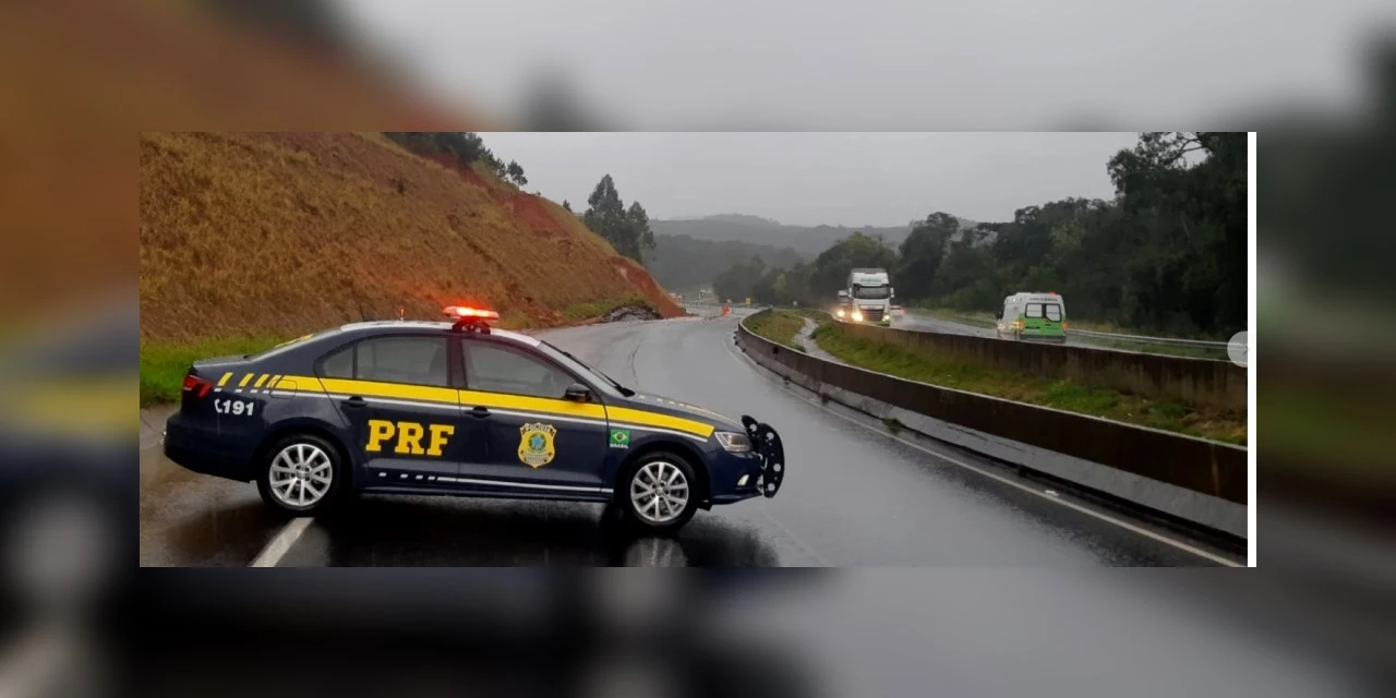 BR-376 permanece interditada parcialmente entre Tibagi e Imbaú