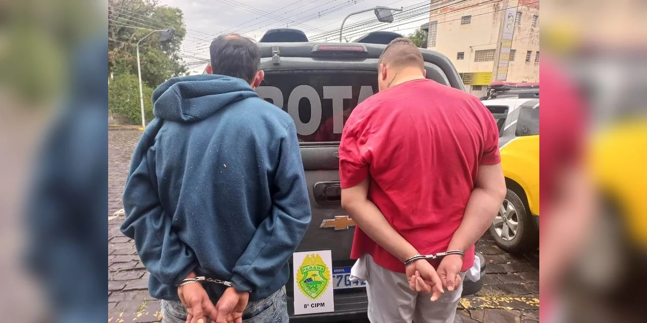 Dupla acusada de homicídio em Imbituva é presa com munições e drogas