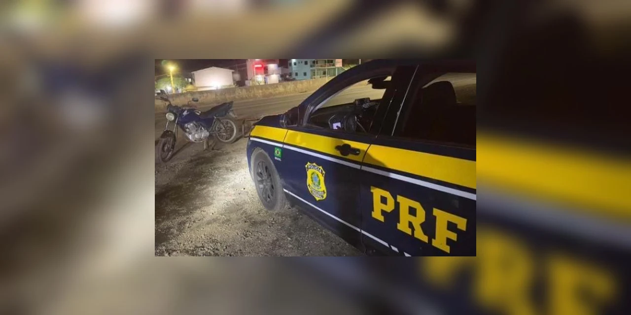 PRF apreende motocicleta em Imbaú com débitos de mais de R$ 73 mil