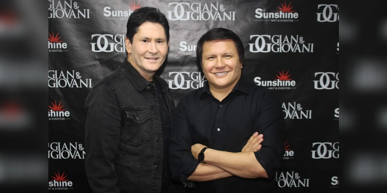 Gian e Giovani se apresentam nesta terça (15) no Parque Ambiental