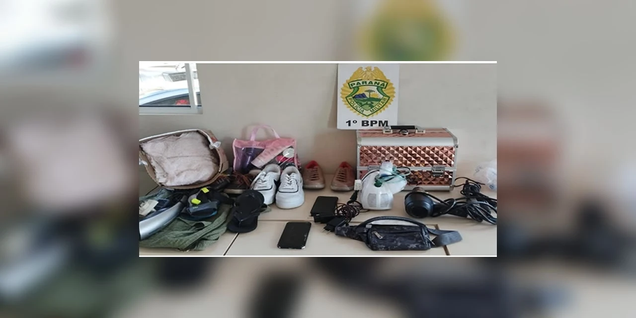 Mulher é flagrada por proprietário furtando sua residência no bairro Chapada, em PG