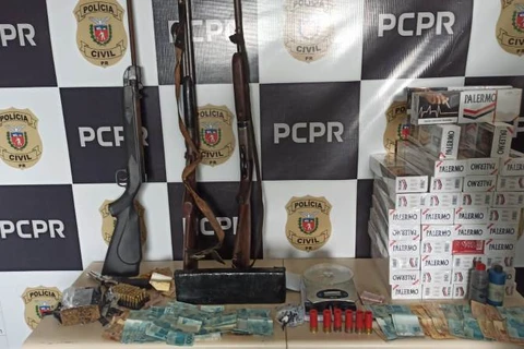 Cinco pessoas são presas em operações contra organizações criminosas envolvidas em roubos, tráfico de drogas e armas na região