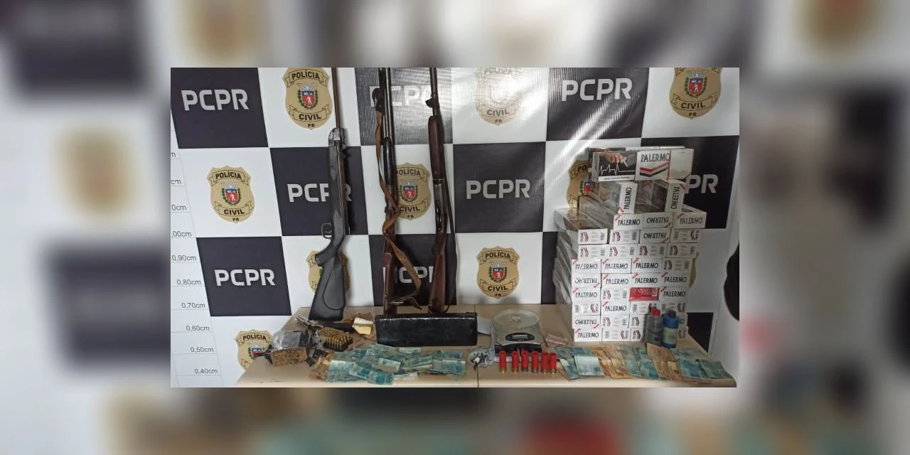 Cinco pessoas são presas em operações contra organizações criminosas envolvidas em roubos, tráfico de drogas e armas na região