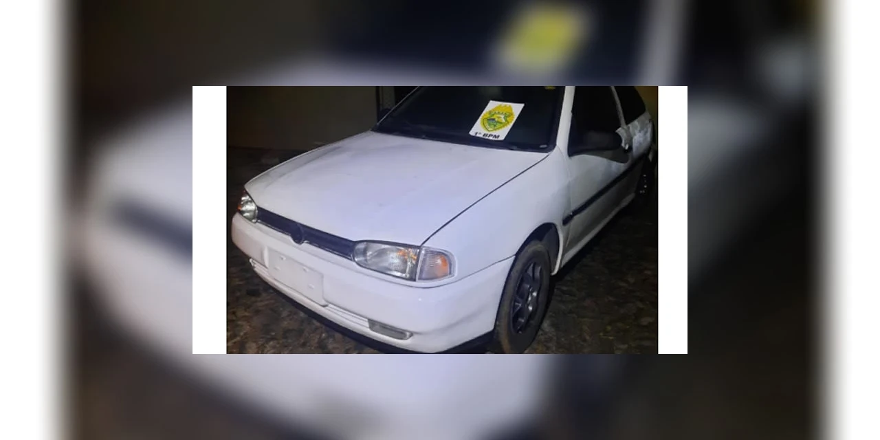 Veículo furtado no centro de PG é recuperado na madrugada