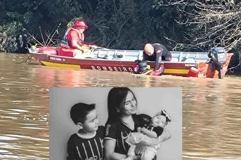 Mãe e duas crianças são encontradas mortas dentro de veículo no Rio Iguaçu