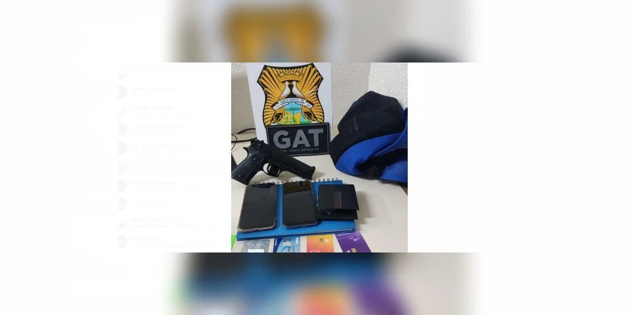 GCM prende três suspeitos de assalto a mão armada no centro de PG