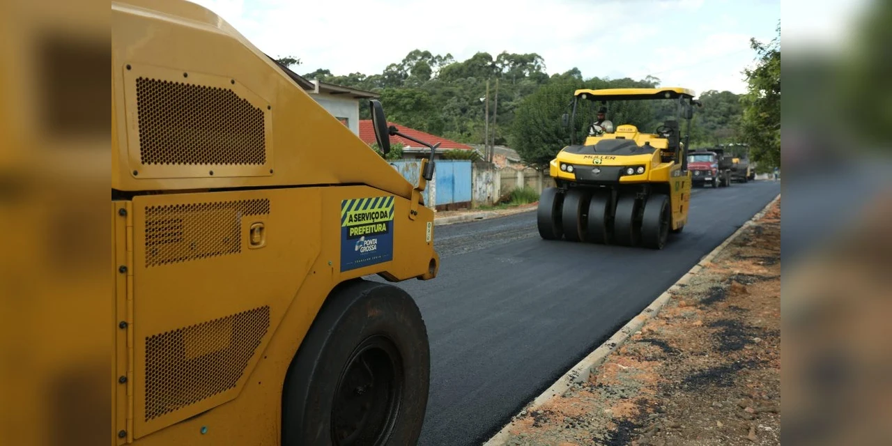 Prefeitura leva Asfalto Novo para 13 ruas em Olarias
