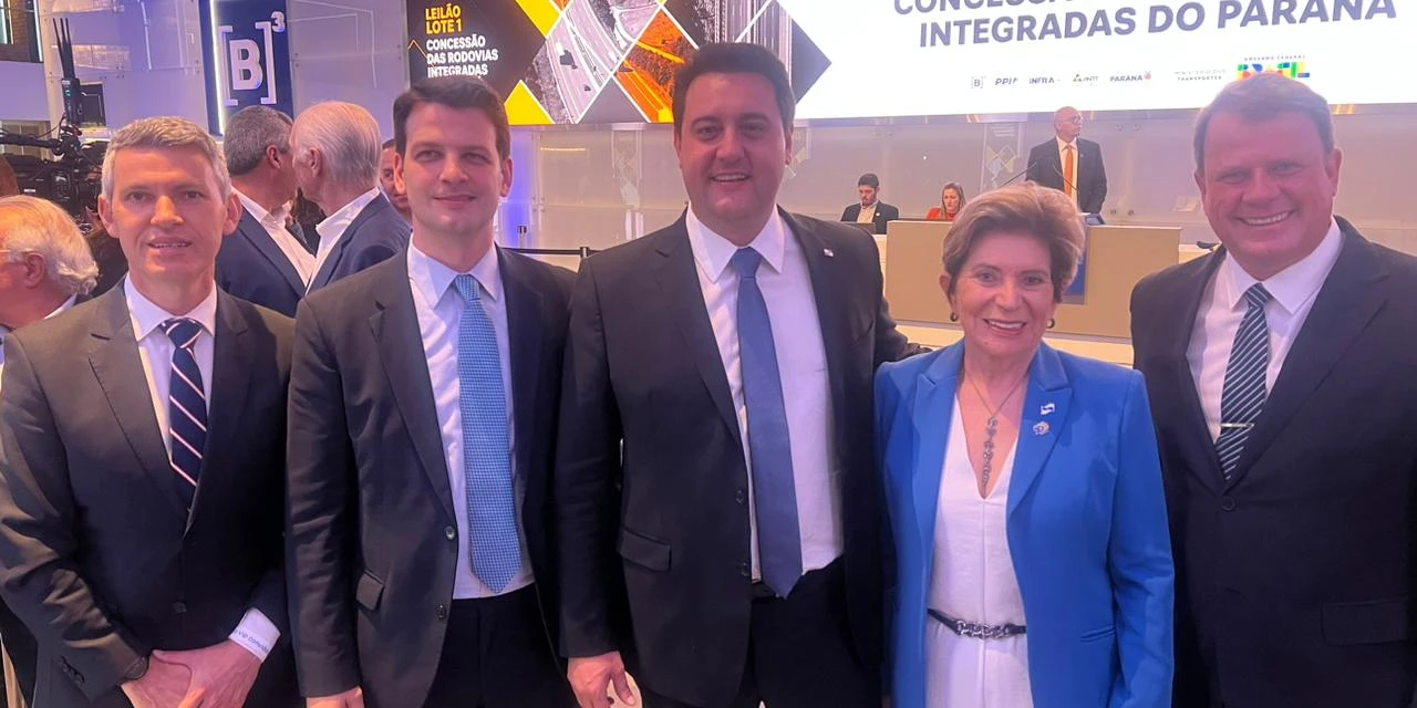 Primeiro leilão do novo PAC garante 18,25% de desconto em pedágios do lote 1 das rodovias integradas do Paraná