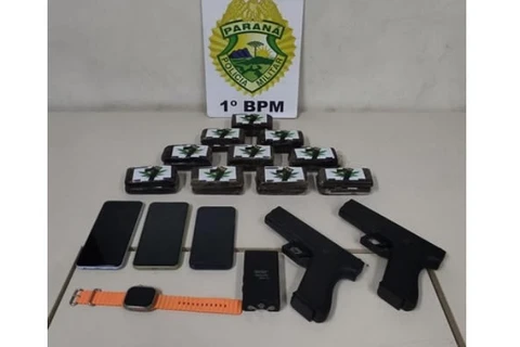 Trio é preso suspeito de roubo e tráfico de drogas em Ponta Grossa