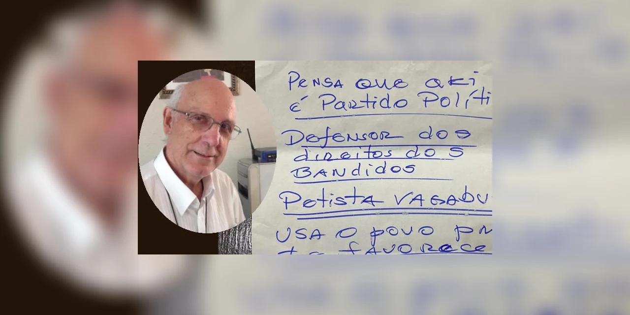 Padre Júlio Lancelotti recebe ameaça de morte: “Seu reinado vai acabar”