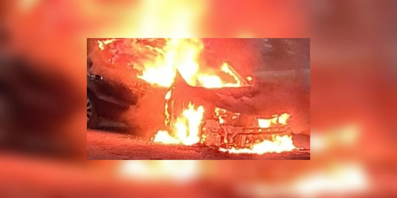 Mulher é presa após atear fogo no carro do ex, em Castro