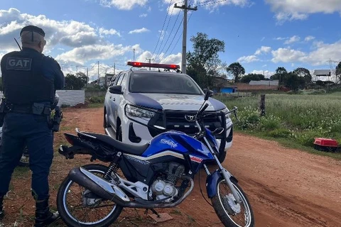Moto furtada na madrugada é recuperada pela GCM