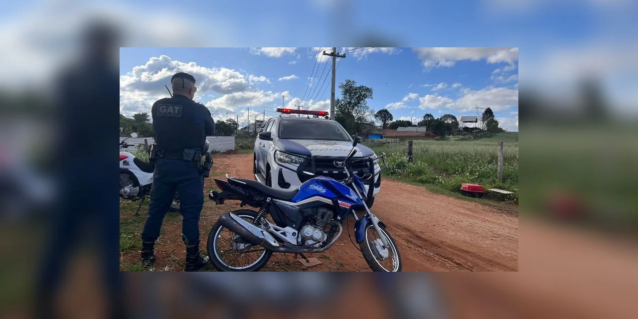 Moto furtada na madrugada é recuperada pela GCM