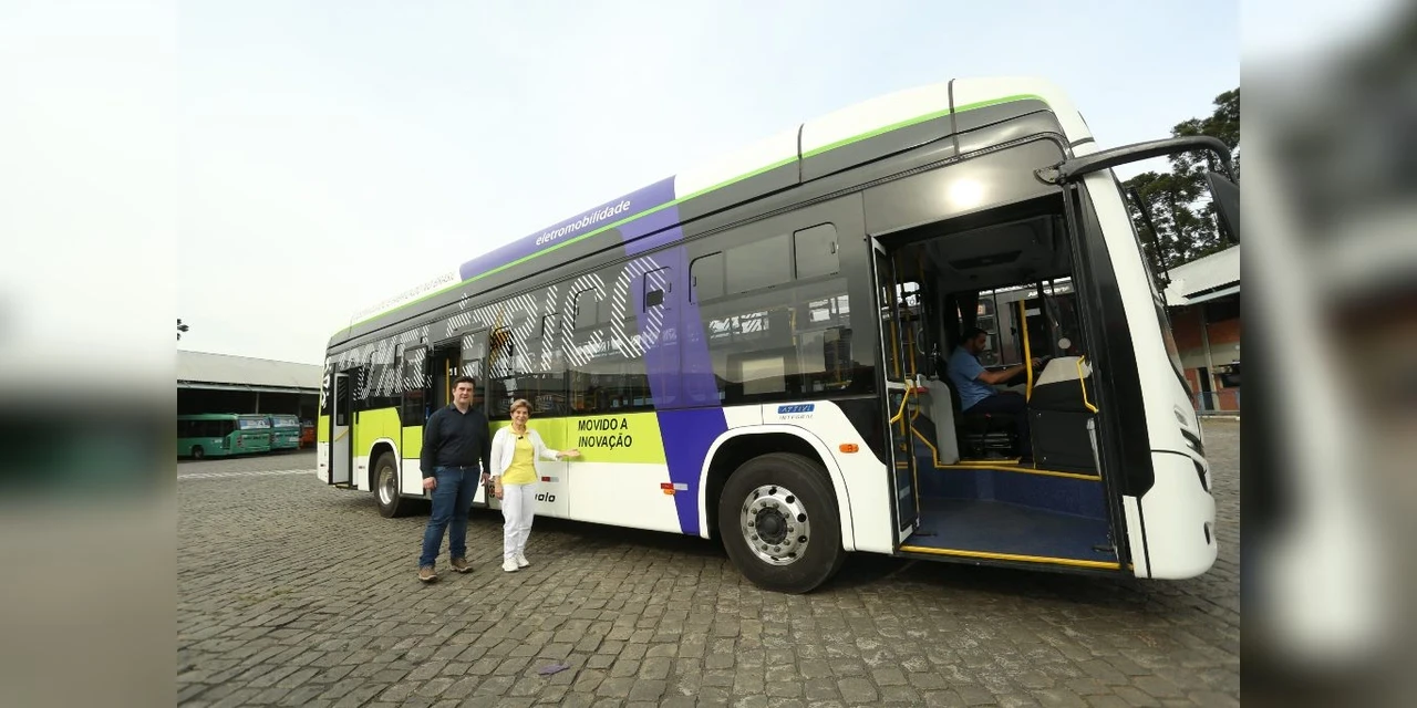 Ponta Grossa testa novo modelo de ônibus para o transporte coletivo
