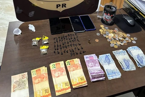 Polícia civil prende jovem suspeito de tráfico e com objetos roubados em Imbituva