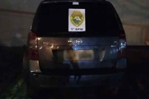 Veículo furtado é encontrado abandonado na Boa Vista, em PG