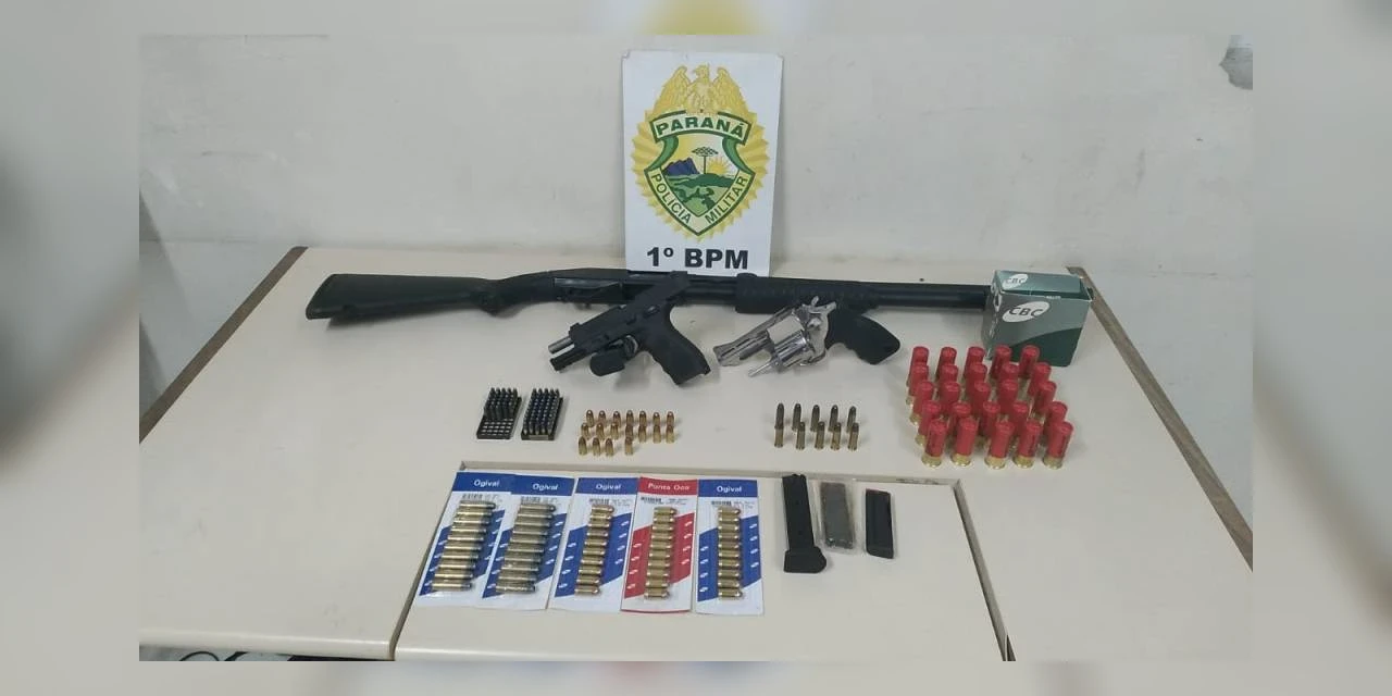 Homem é detido com armas e munições em bairro de PG