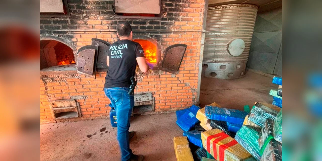 Policia apreende 4 toneladas de maconha e prende dois homens no PR