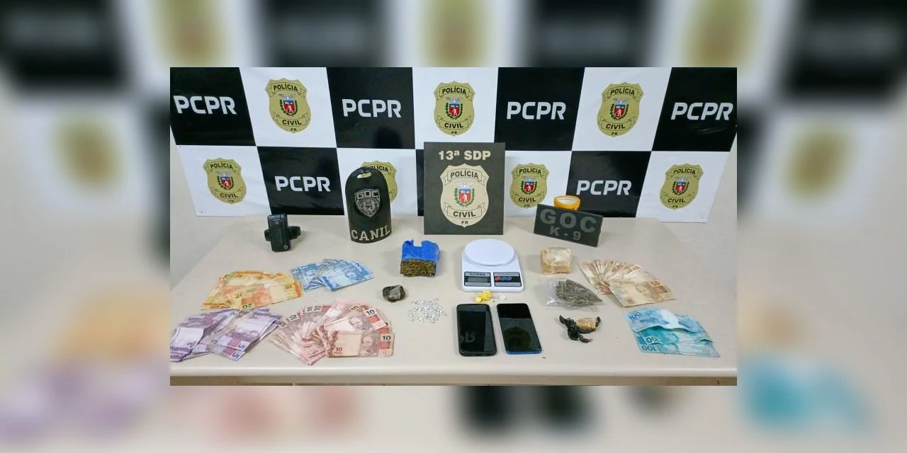 Mulher é presa por tráfico de drogas em ação conjunta entre a PCPR e GCM de PG