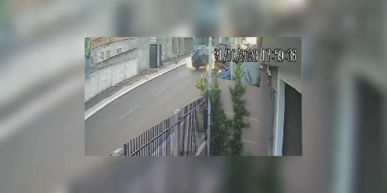 Vídeo mostra acidente que tirou a vida de jovem em Ponta Grossa