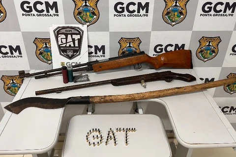 GCM prende homem em flagrante por ameaçar a filha da ex em PG