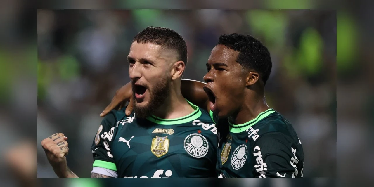 Palmeiras vence Inter por 3 a 0 e assume liderança do Brasileirão