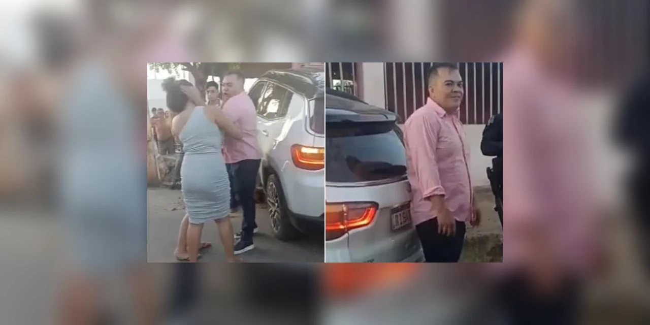 Delegado dá tapa em mulher na frente de policiais, após se envolver em acidente no Ceará; assista!