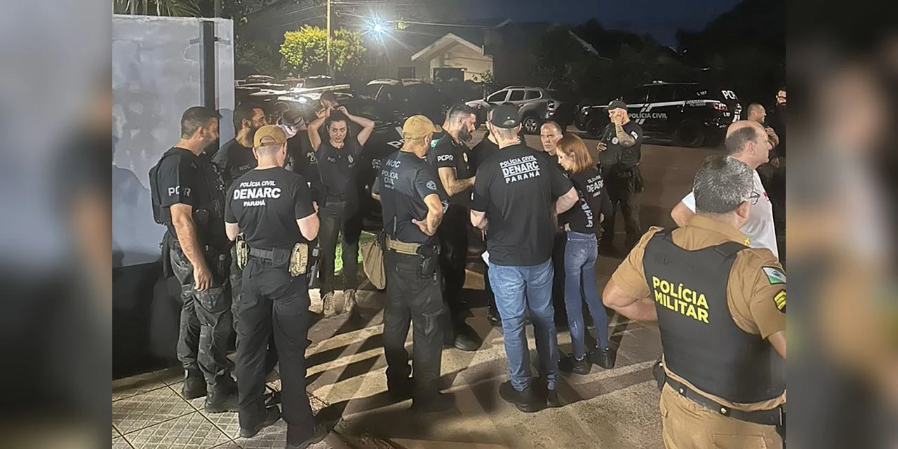 PCPR e PM fazem operação contra o tráfico no Oeste do Paraná