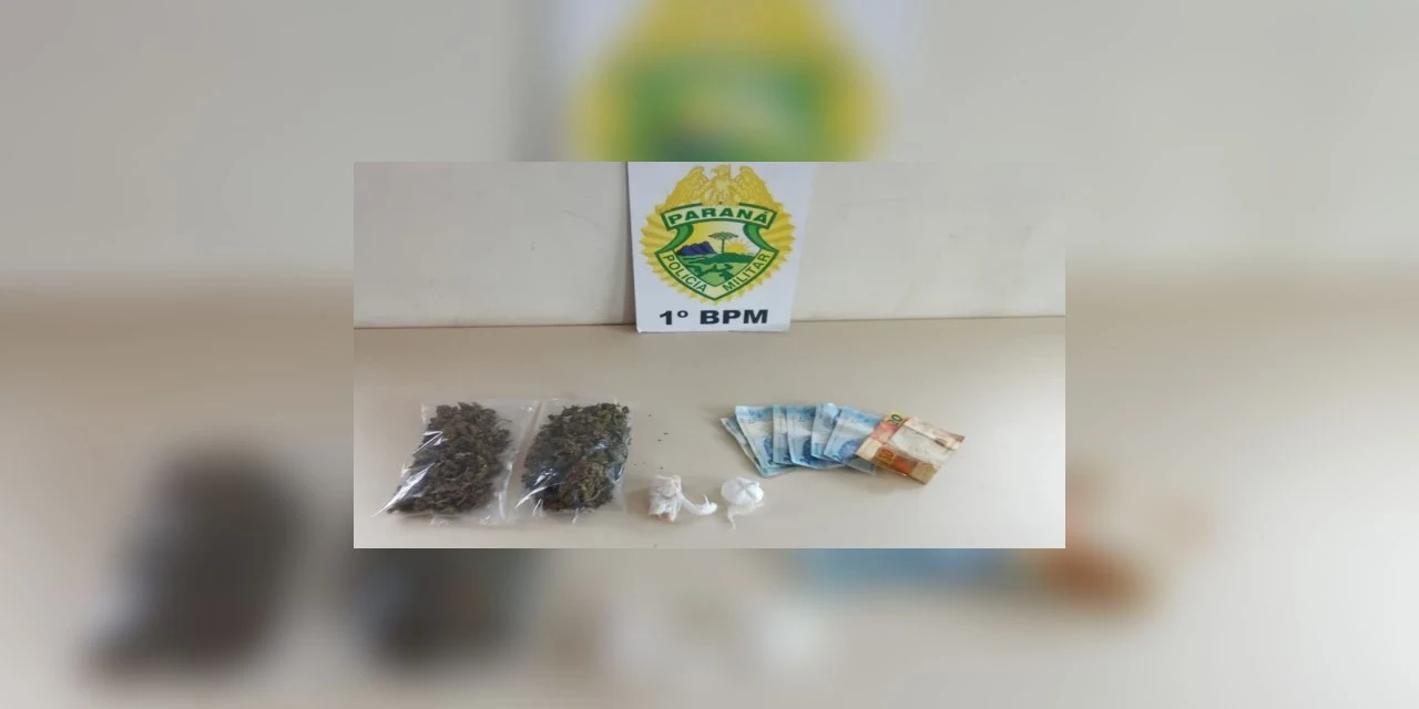 Polícia prende duas pessoas suspeitas de tráfico de drogas, em bairro de PG