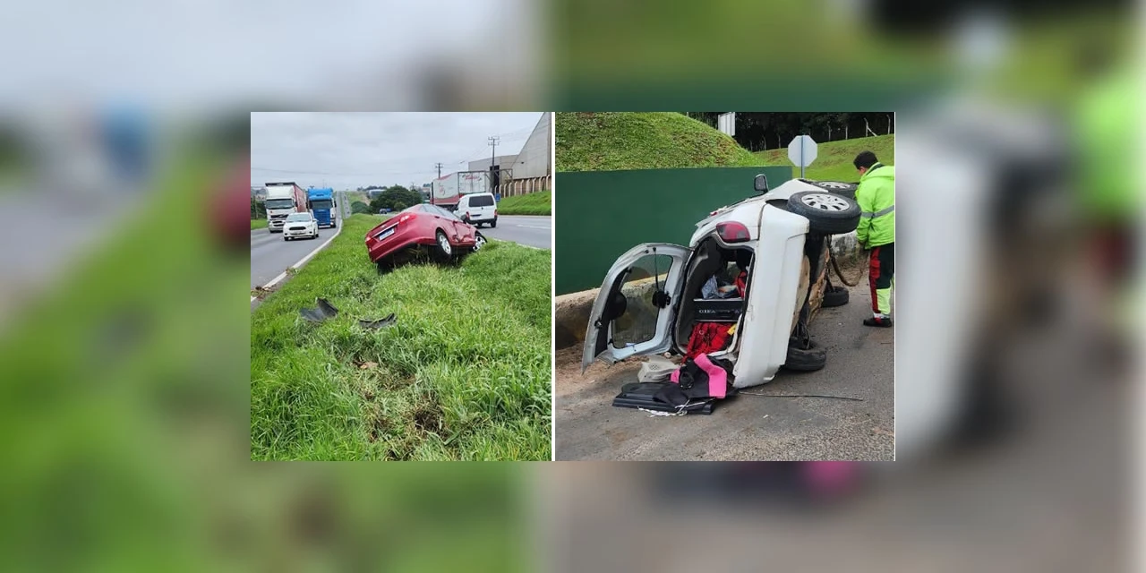 Homem fica gravemente ferido após colisão entre dois veículos na BR-376 em PG