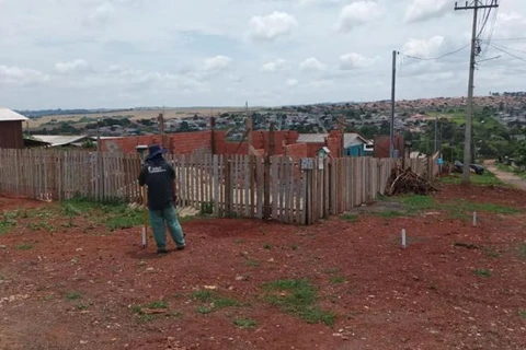 Prefeitura inicia demarcação de quadras e arruamento do Parque das Andorinhas