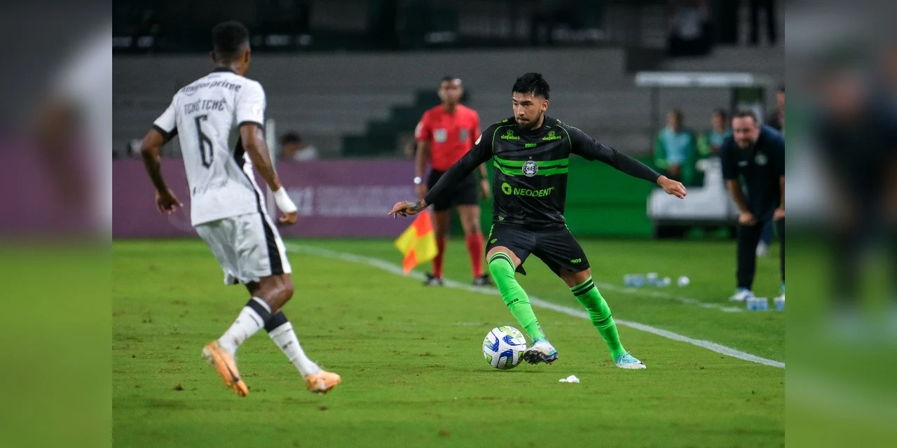 Coritiba e Botafogo empatam em 1 a 1; times marcaram nos acréscimos