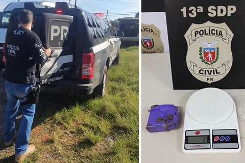 Operação bairro seguro da Polícia Civil de PG resulta na apreensão de crack e maconha na Vila Mariana