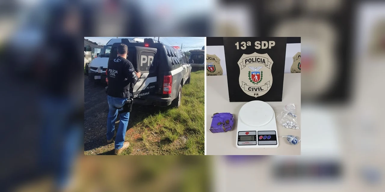 Operação bairro seguro da Polícia Civil de PG resulta na apreensão de crack e maconha na Vila Mariana