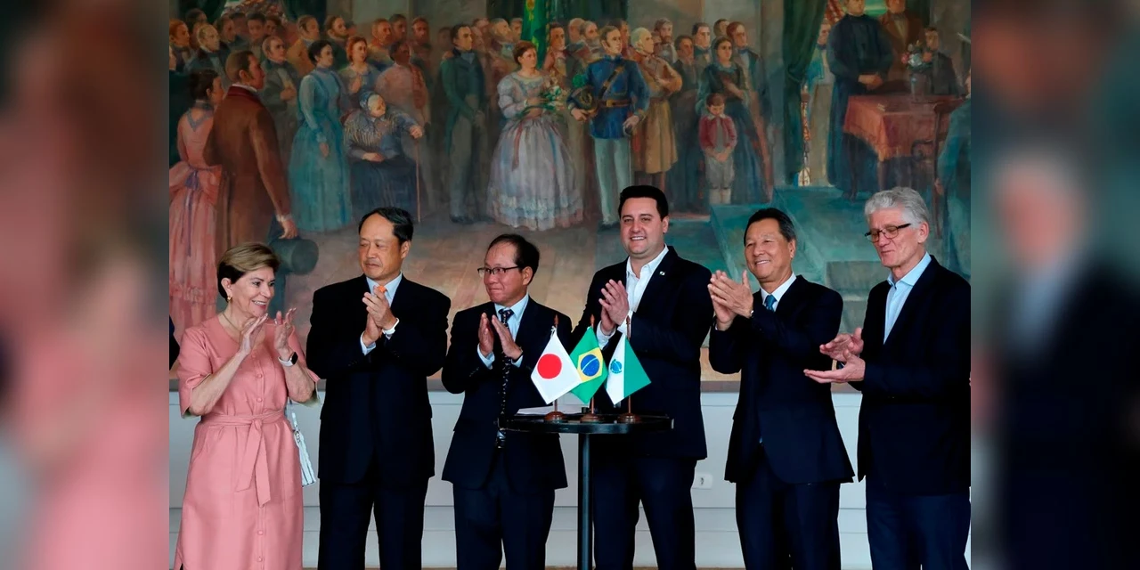 Vídeo: Ratinho Jr e Elizabeth anunciam Multinacional Nissin em Ponta Grossa