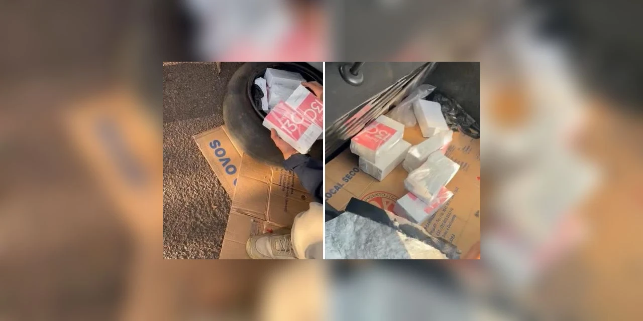 PRF encontra mais de 70 celulares dentro de fundo falso de automóvel, em Tibagi