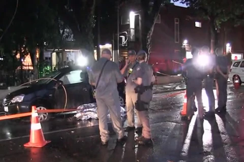 Pessoa morre após ser atingida por fio energizado durante temporal em SP