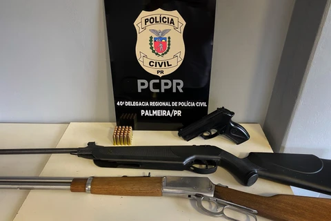 Homem é preso após ameaçar a ex de morte em Palmeira