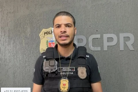 Policia prende motoqueiro acusado de matar homem a golpes de capacete em PG