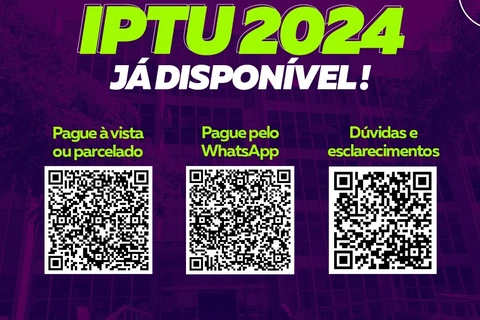 Contribuinte terá 15% de desconto para pagamento à vista do IPTU 2024