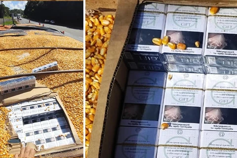 PRF apreende bi-trem carregado com cigarro contrabandeado em Ponta Grossa