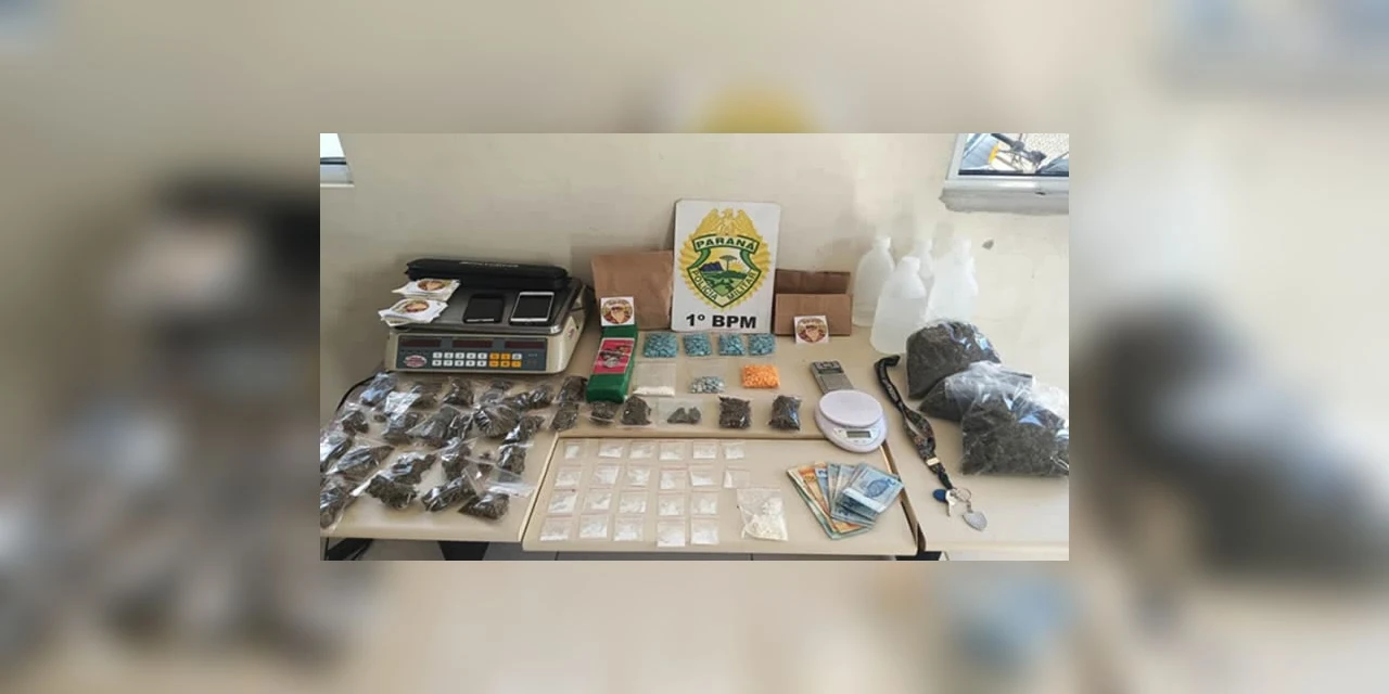 Dupla é detida suspeita de comercializar drogas no centro de PG