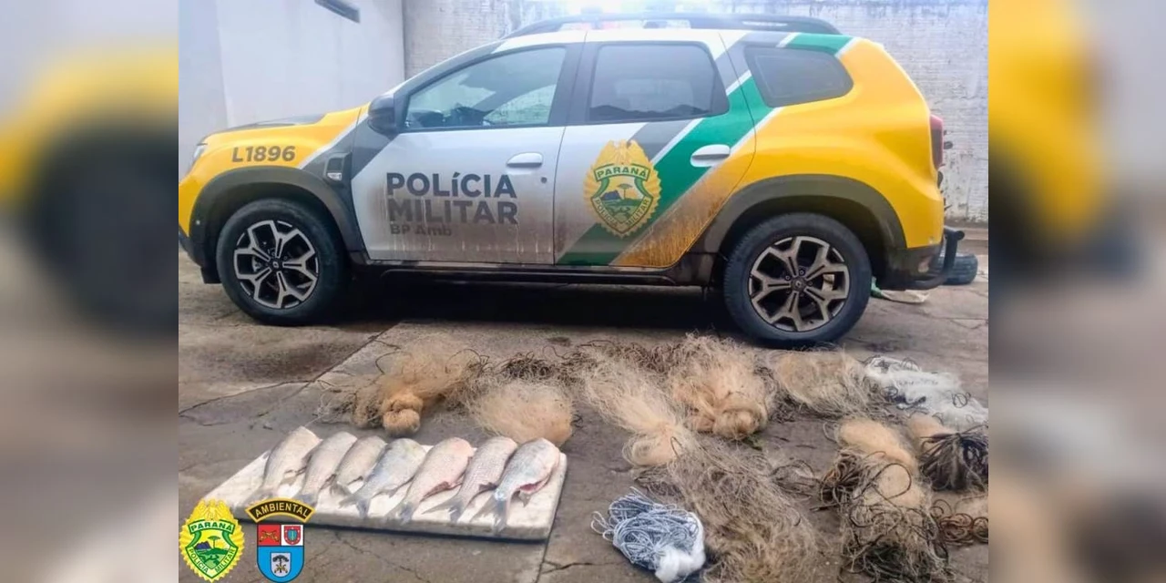 Força Verde apreende grande quantidade de materiais utilizados na pesca predatória durante operação carnaval 2024