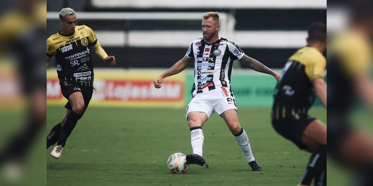 Cascavel arranca empate do Operário no final do 2º tempo