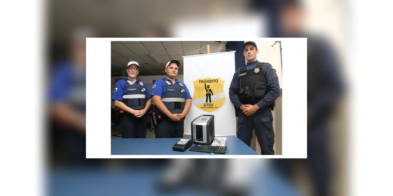 Secretaria de Cidadania e Segurança Pública usa equipamento para identificar motoristas sob efeito de drogas