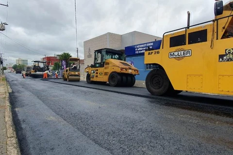 Prefeitura revitaliza sistema viário da região do Nova Rússia