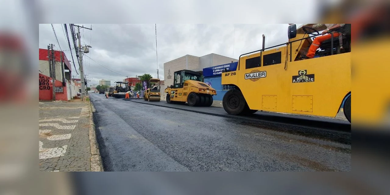 Prefeitura revitaliza sistema viário da região do Nova Rússia