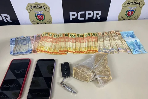 Polícia civil prende em flagrante "Uber do tráfico" de Castro